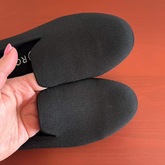 Rothy's Black Slip On Round Toe Loafers Women's Size 9 Washable Office Classic - Picture 4 of 9